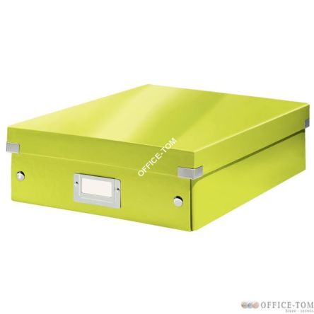 Pudełko z przegródkami Leitz Click & Store, duże Zielone