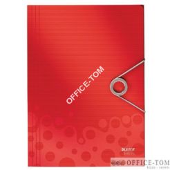 Teczka z gumką Leitz Bebop, 30 mm, czerwony