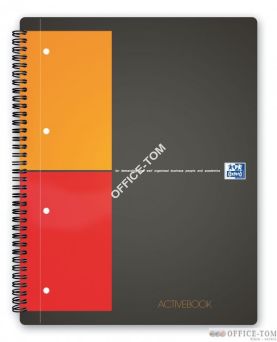 Kołozeszyt A4 80K krata Pp Oxford Activebook International