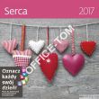 Kalendarz ścienny 2017 Serca 30x30 LP59-17 HELMA - 16