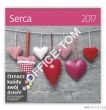 Kalendarz ścienny 2017 Serca 30x30 LP59-17 HELMA - 14