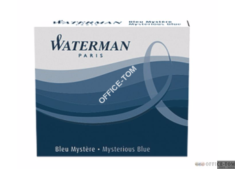 Naboje WATERMAN niebiesko-czarny International (6 Szt.)