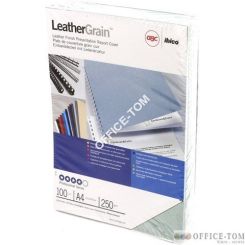 Okładki do bindowania GBC skórpodobne A4 250 gm2 100 sztuk. Czerwone