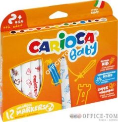 Pisaki SUPER BABY MAXI P. 12 kolorów CARIOCA 42249 160-1892