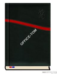 Terminarz A5 SENATOR czarny/czerwony 1 dzień/1-nej stronie T-240K-01 Michalczyk i Prokop