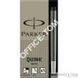 Naboje PARKER atramentowe standard (5 Szt.) Czarny zmywalny - 2
