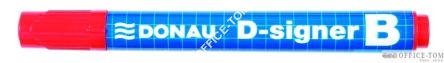 Marker suchościeralny Donau D-Signer. k.okrągła czerwony