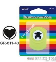 Dziurkacz ozdobny mały 1,8cm SERCE GRAND 811-43
