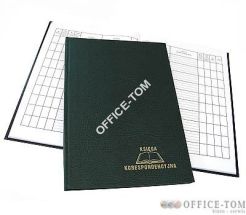 Książka korespondencyjna A-4  300 kartek - zieleń Warta