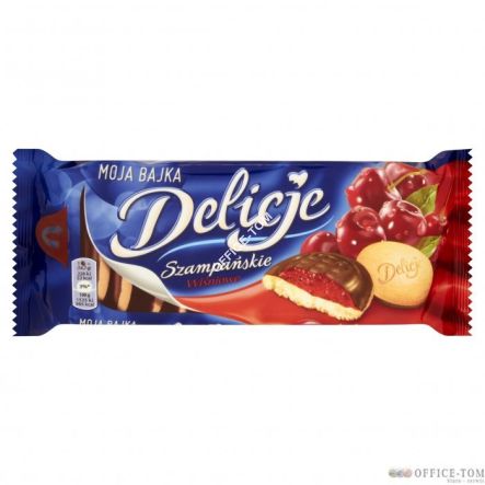Ciastka DELICJE Szampańskie wiśnia 147g