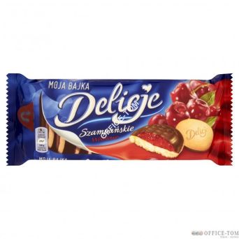 Ciastka DELICJE Szampańskie wiśnia 147g