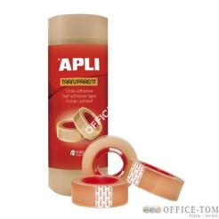 Taśma samoprzylepna  19x33 krystaliczna (8 szt) 12490 APLI