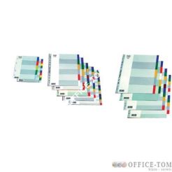 Przekładki A4 MAXI z kolorowego PP 12  100205086 ELBA