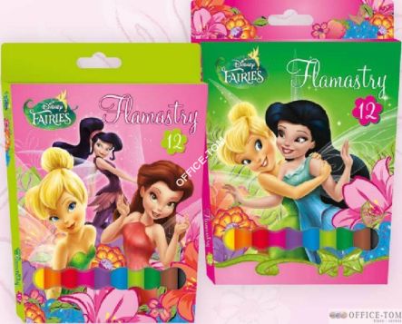 Flamastry 12 kol. WRÓŻKI  DISNEY St.Majewski