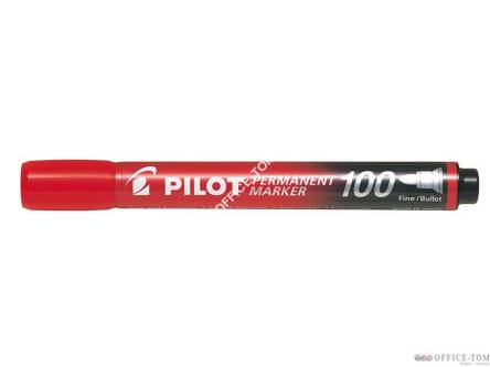 Marker Permanentny SCA-100 Czerwony Pilot