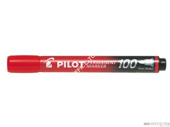 Marker Permanentny SCA-100 Czerwony Pilot