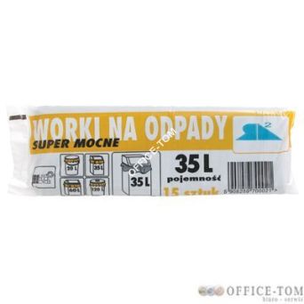 Worki na smieci 35L 15szt/op.