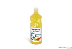 Farba Tempera Premium 1000ml, żółty Happy Color