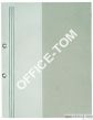 Skoroszyt oczkowy 1/2 A4 300 g/m2, opakowanie 50 szt. - 2