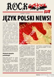 Brulion w twardej oprawie A5, 80k., linia, język polski  Unipap