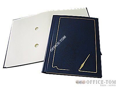 Teczka do podpisu  20 kart  granat Warta