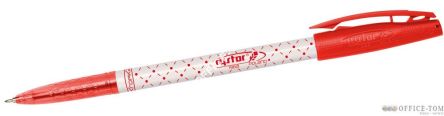 Długopis RYSTOR KROPKA 0.5 B/czerwony