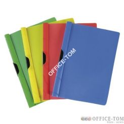 Skoroszyt z klipem bocznym czerwony ony OMEGA 0410-0043-05 Panta Plast