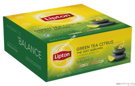 Herbata Lipton Green Tea Citrus (100 saszetek)