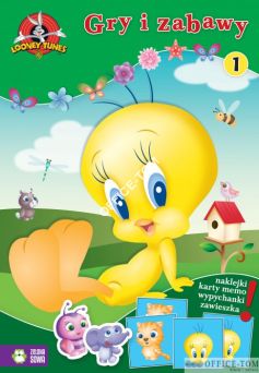 Książka LT Gry i zabawy cz. 1 Looney Tunes 9788378959373 (C) Zielona Sowa