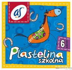 Plastelina szkolna\'AS\' 6kol. ASTRA