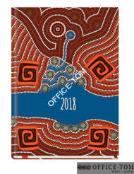 Terminarz A5 popularny-folia mozaika T-209F-01 tydzień/2-óch stronach Michalczyk i Prokop