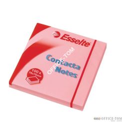 Bloczki samoprzylepne ESSELTE  75x75 Różowy 100k