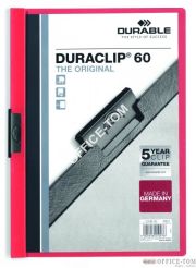 Skoroszyt DURABLE DURACLIP® Original 60 czerwony