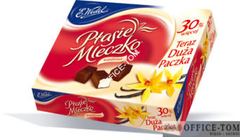 Ptasie Mleczko Waniliowe 380g