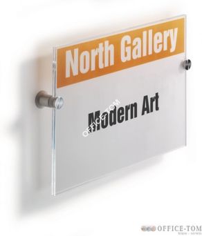 Tabliczka informacyjna CRYSTAL SIGN 210 x 297 mm DURABLE