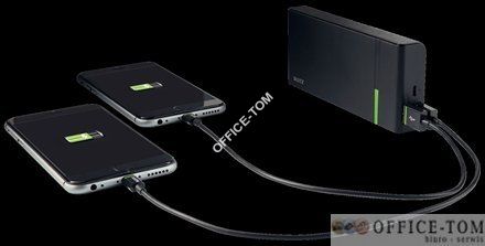 Przenośna ładowarka Leitz Complete 10400 mAh 2 złącza USB
