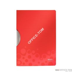 Skoroszyt z klipsem LEITZ Bebop, czerwony