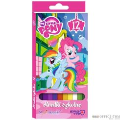 Kredki trójkątne 12 kol. dł. 18 cm w pud.kart. MY LITTLE PONY St.Majewski