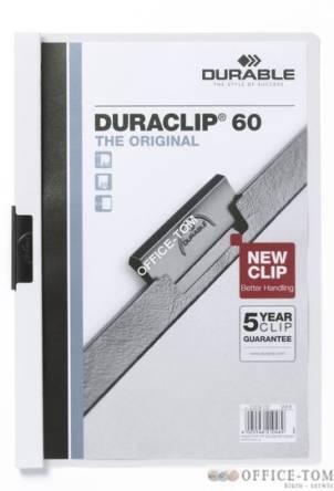 Skoroszyt DURABLE DURACLIP® Original 60 biały