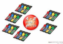 Zestaw zakładek wąskich 4+2 gratis 683-4+2 3M