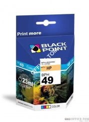 BLACK POINT Wkład do HP 49 / 51649AE Kolor 23ml