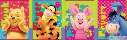 Zeszyt A5 16 kratka  Kubuś Puchatek INTERDRUK