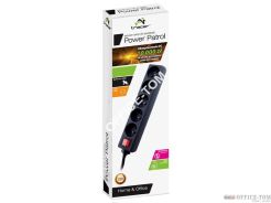 Listwa TRACER PowerPatrol czarna 5m 5 gniazd TRL-100C PowerPatrol