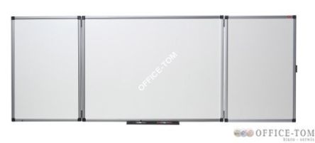 Tablice NOBO suchościeralne-magnetyczne typu TRYPTYK 150x120 cm (otwarta 300x120 mm)