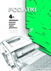 Podatki 4-odcinkowe polecenie przelewu MICHALCZYK I PROKOP A4 teczka 100 kartek