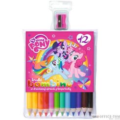 Kredki BAMBINO w opr.drew. 12 kol. + temperówka MY LITTLE PONY St.Majewski