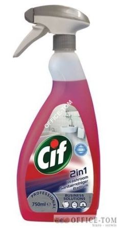 Preparat CIF Washroom 2in1 0,75l-skoncentrowany preparat do usuwania zabrudzeń z powierzchni łazienkowych