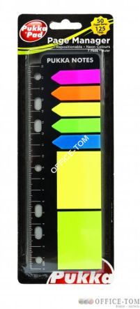 Zestaw zakładek indeksujących i karteczek samoprzylepnych Page Manager PUKKA