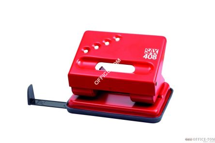 Dziurkacz SAX 408 czerwony