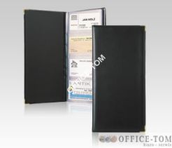 Wizytownik na 96 wizytówek WI-02 Biurfol Czarny